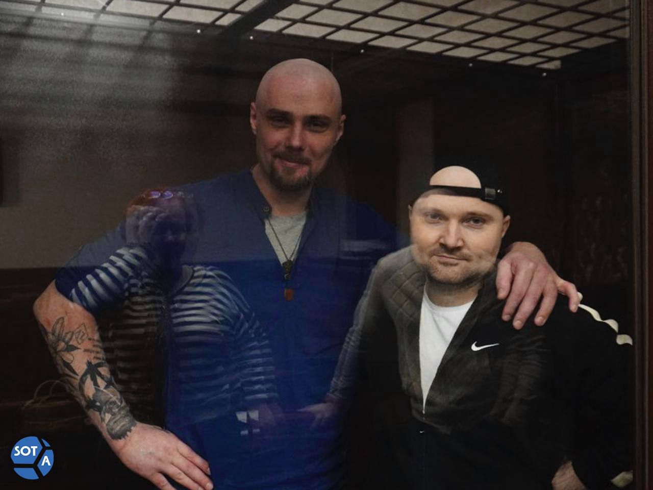 Михаил Лебедев, «Sota Vision». Сергей Дудченко и Николай Мурнев в зале суда, Южный окружной военный суд г. Ростова-на-Дону